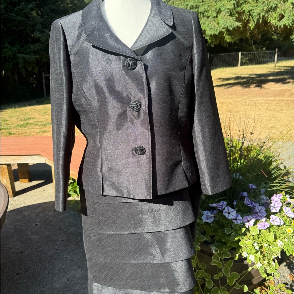 Kasper Black Two-Piece Suit